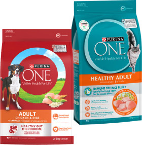 Purina-One-Adult-Dry-Cat-Food-14-15kg-or-Dry-Dog-Food-25kg on sale