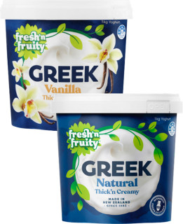 Fresh-n-Fruity-Greek-Yoghurt-1kg on sale