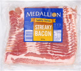 Medallion-Streaky-Bacon-800g on sale