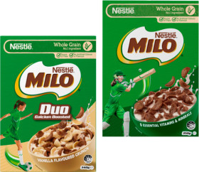 Nestl-Milo-350g-or-Duo-340g-or-Uncle-Tobys-Cheerios-320g-Cereal on sale