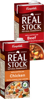 Campbells-Real-Stock-1L on sale