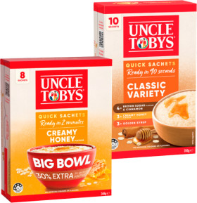 Uncle-Tobys-Big-Bowl-8-Pack-or-Variety-10-Pack-Oat-Sachets on sale