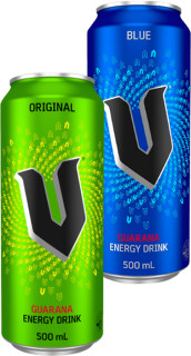 V-Energy-Drink-Cans-500ml on sale