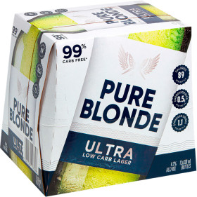 Pure-Blonde-Ultra-Low-Carb-Bottles-12-Pack on sale