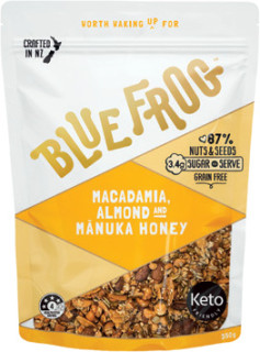 Blue-Frog-Macadamia-Almond-and-Mānuka-Honey-Muesli-350g on sale