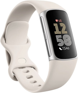Fitbit-Charge-6-Fitness-Tracker-PorcelainSilver-Aluminium on sale