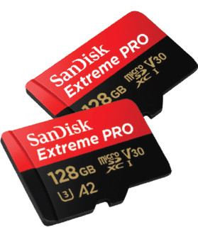 SanDisk-Extreme-Pro-MicroSDXC-UHS-I-Card-with-Adapter-128GB on sale