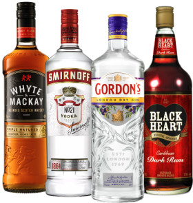 Whyte-Mackay-Blended-Scotch-Whisky-Smirnoff-Vodka-Gordons-London-Dry-Gin-or-Black-Heart-Rum-1L on sale