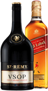 St-Rmy-Brandy-VSOP-or-Johnnie-Walker-Red-Blended-Scotch-Whisky-1L on sale