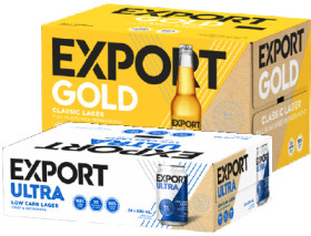 Export-Ultra-Low-Carb-24-x-330mL-BottlesCans-or-Export-Gold-24-x-330mL-Bottles on sale