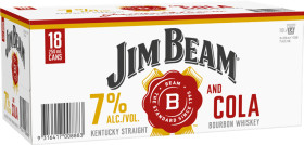 Jim-Beam-Cola-7-18-x-250mL-Cans on sale