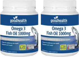Good-Health-Omega-3-Fish-Oil-1000mg-400-Capsules on sale