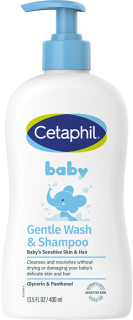 Cetaphil-Baby-Gentle-Wash-Shampoo-400ml-For-Newborn-Baby on sale