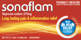 Sonaflam-Naproxen-Anti-Inflammatory-Strong-Pain-Relief-275mg-24-Tablets on sale