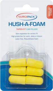 Surgipack-Ear-Plugs-HushAFoam-Taper-Reg on sale