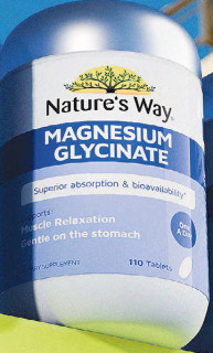 NEW-Natures-Way-Magnesium-Glycinate-Tabs-110s on sale