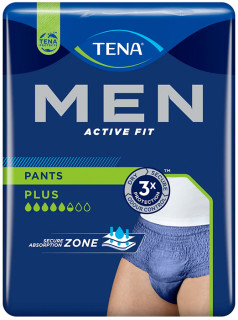 Tena-Men-Active-Fit-Pant-Plus-Navy-Large-8-Pack on sale