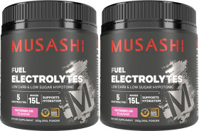 Musashi-Electrolyte-Watermelon-Powder-300g on sale
