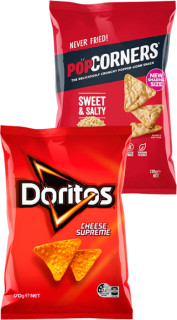 Doritos-Corn-Chips-or-Popcorners-150-170g on sale