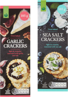 Woolworths-Crackers-170-185g on sale