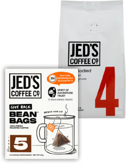 Jeds-Plunger-or-Beans-Coffee-200g-Bean-Bags-10-Pack-or-Refills-90g on sale