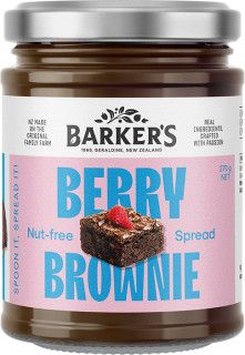 NEW-Barkers-Berry-Brownie-Spread-270g on sale