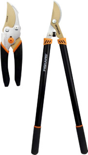 Fiskars-2-Pce-Lopper-Secateur-Set on sale