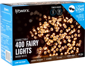 Lytworx-399m-LED-Connectable-Fairy-Lights on sale