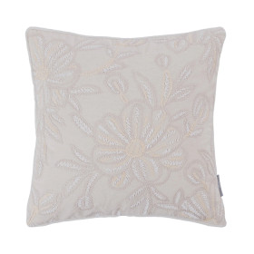 Design-Republique-Camila-Damask-Cushion-Natural on sale