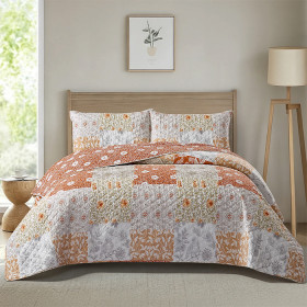 Home-Co-Clay-Patchwork-Coverlet-Set on sale