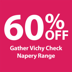 60-off-Gather-Vichy-Check-Napery-Range on sale