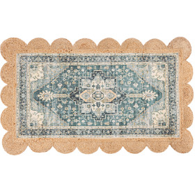Design-Republique-Margo-Scallop-Edge-Rug-68-x-115cm on sale