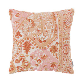Design-Republique-Camila-Patterned-Cushion-Rust on sale
