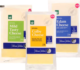 Woolworths-Mild-Colby-or-Edam-Cheese-Block-1kg on sale