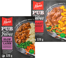 On-the-Menu-Meals-320-400g on sale