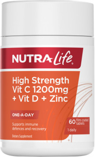 Nutra-Life-High-Strength-Vit-C-1200mg-Vit-D-Zinc-60s on sale
