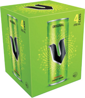 V-Energy-Drink-Range-4-x-250mL-Cans on sale
