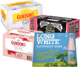 Gordons-Gin-Tonic-Slimline-7-12-x-250mL-Cans-Gordons-Premium-Pink-Gin-Soda-4-12-x-250mL-Cans on sale