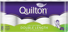 Quilton-3-Ply-Toilet-Tissue-Double-Length-8-Pack on sale