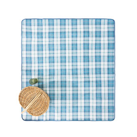 Outsidings-Madi-Ocean-Plaid-Picnic-Mat on sale