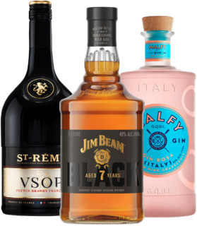 St-Rmy-Brandy-VSOP-Jim-Beam-Black-1L-or-Malfy-Gin-Range-700mL on sale