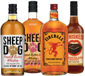Sheep-Dog-Peanut-Butter-or-Peanut-Butter-Jelly-Whiskey-Fireball-Cinnamon-Whisky-or-Whisked-Chocolate-Brownie-Whiskey-700mL on sale