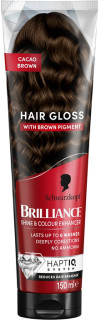 NEW-Schwarzkopf-Brilliance-Gloss-Cacao-Brown-150mL on sale
