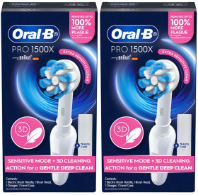 Oral-B-Electric-Toothbrush-Pro-1500X-White on sale