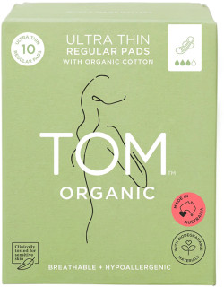 Tom-Organic-Ultra-Thin-Regular-Organic-Cotton-Pads-with-Wings-10-Pack on sale