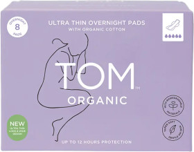 Tom-Organic-Ultra-Thin-Overnight-Pads-8pk on sale