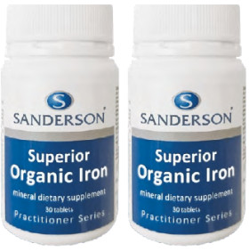 Sanderson-Superior-Organic-Iron-30-Tablets on sale
