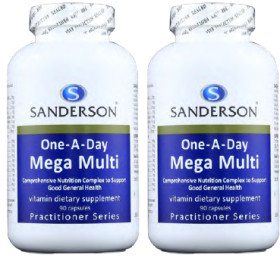 Sanderson-1-A-Day-Mega-Multivitamin-Tablet-90-Capsules on sale