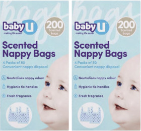 Baby-U-Nappy-Bags-200-Pack on sale