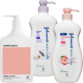 Johnsons-Body-Wash-1L-or-Health-Basics-950ml on sale